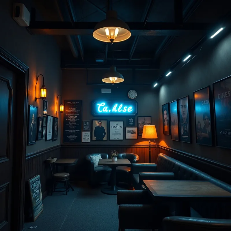 Une salle de cinéma indépendante à Lyon avec une ambiance chaleureuse.