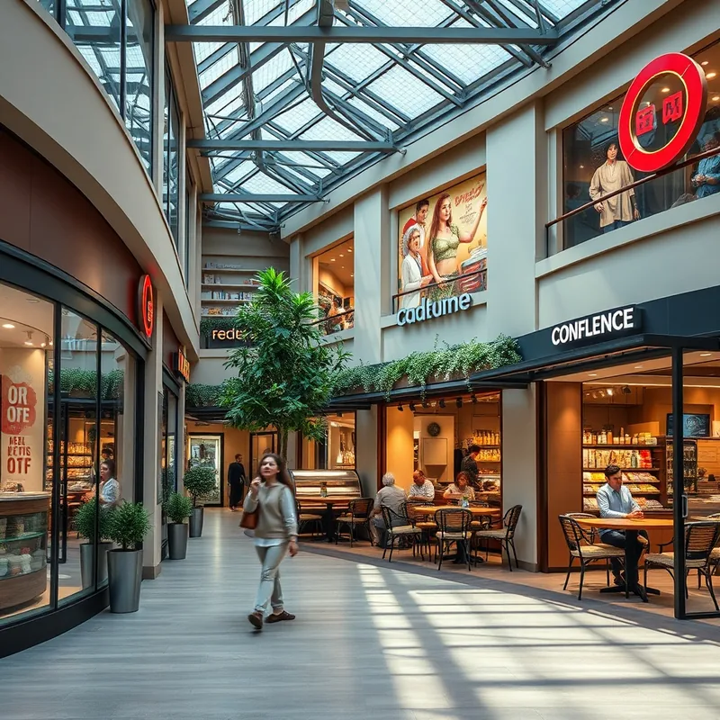 Illustration : Galeries ou rues piétonnes ?